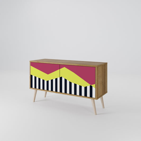 PIANO FANTASY Mueble de TV Compacto de 2 puertas