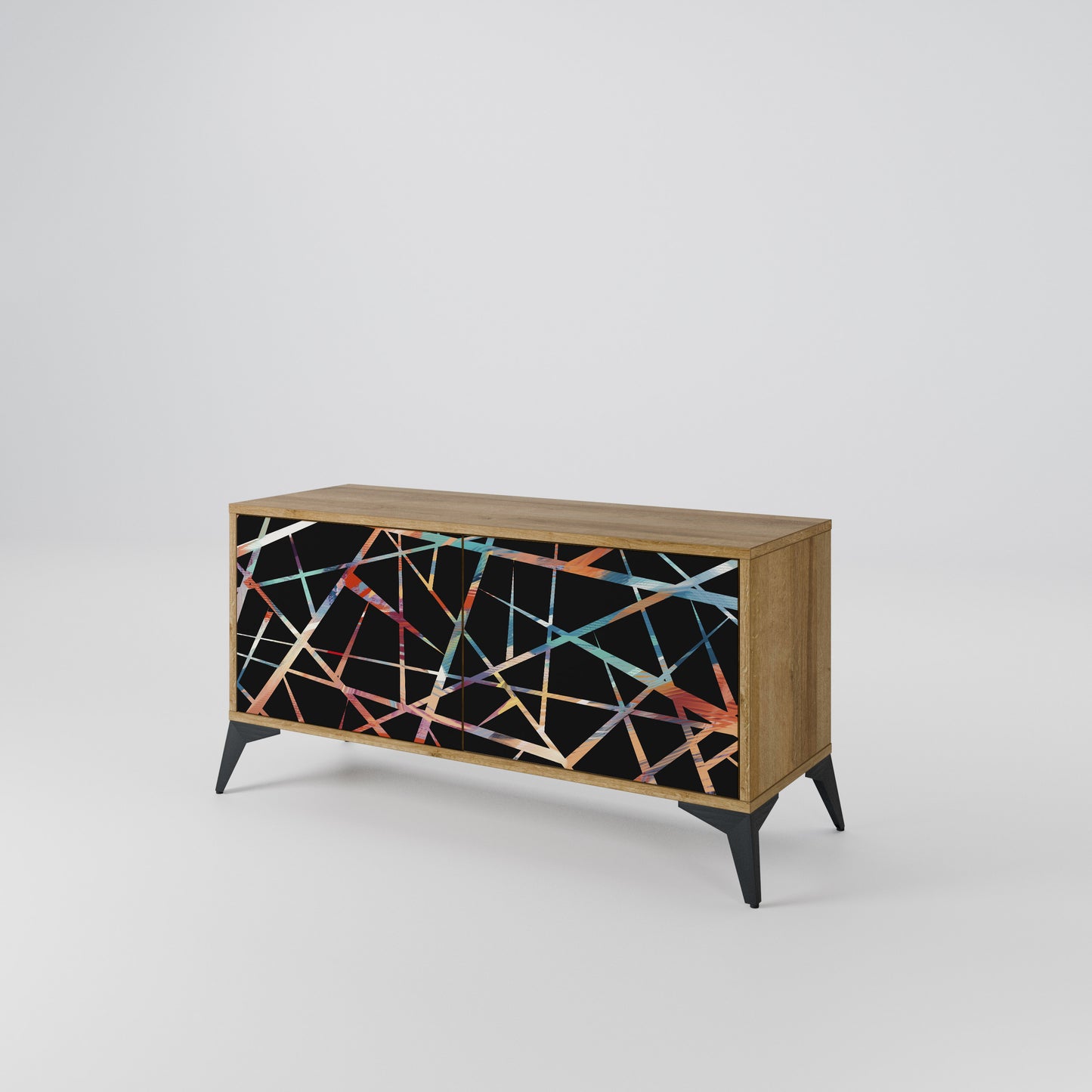 POLYGON VERVE Mueble de TV Compacto de 2 puertas