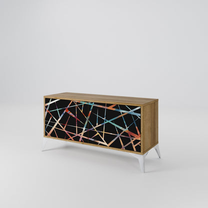 POLYGON VERVE Mueble de TV Compacto de 2 puertas