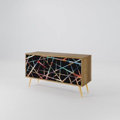 POLYGON VERVE Mueble de TV Compacto de 2 puertas