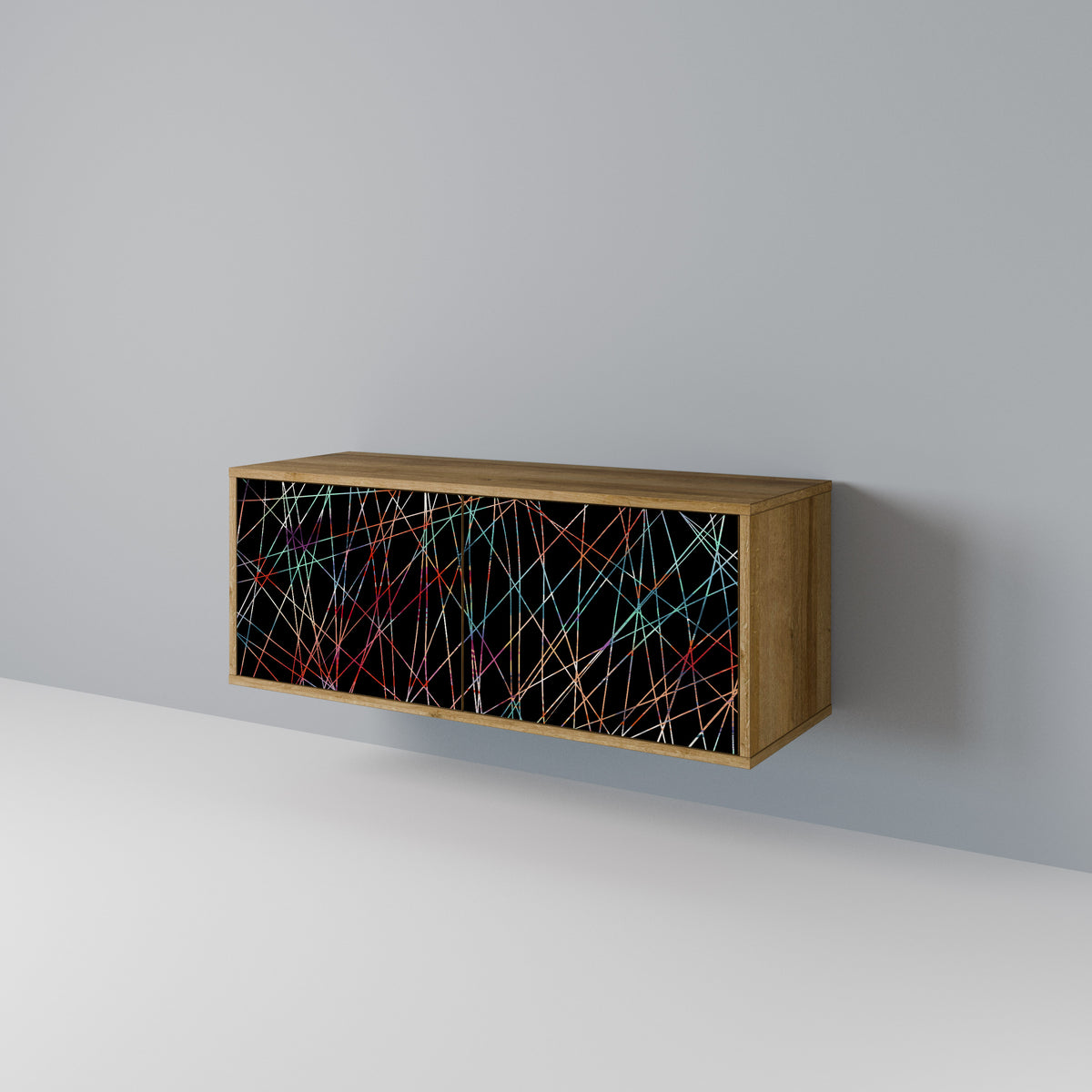 LUMINOUS SNARE Compact 2-Door TV Cabinet