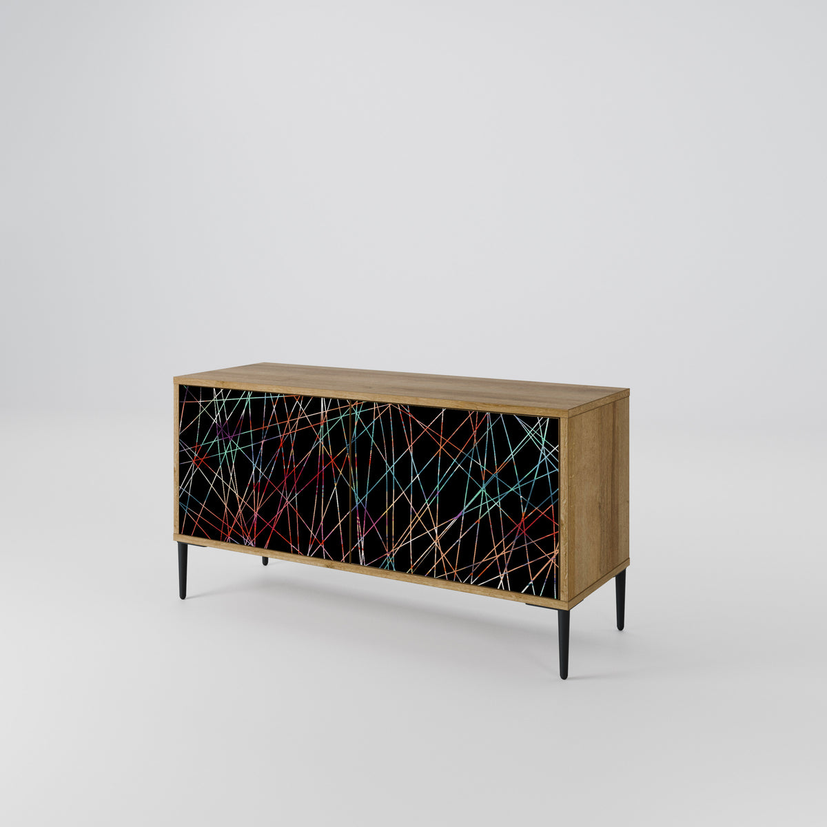 LUMINOUS SNARE Mueble de TV Compacto de 2 puertas