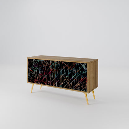 LUMINOUS SNARE Mueble de TV Compacto de 2 puertas