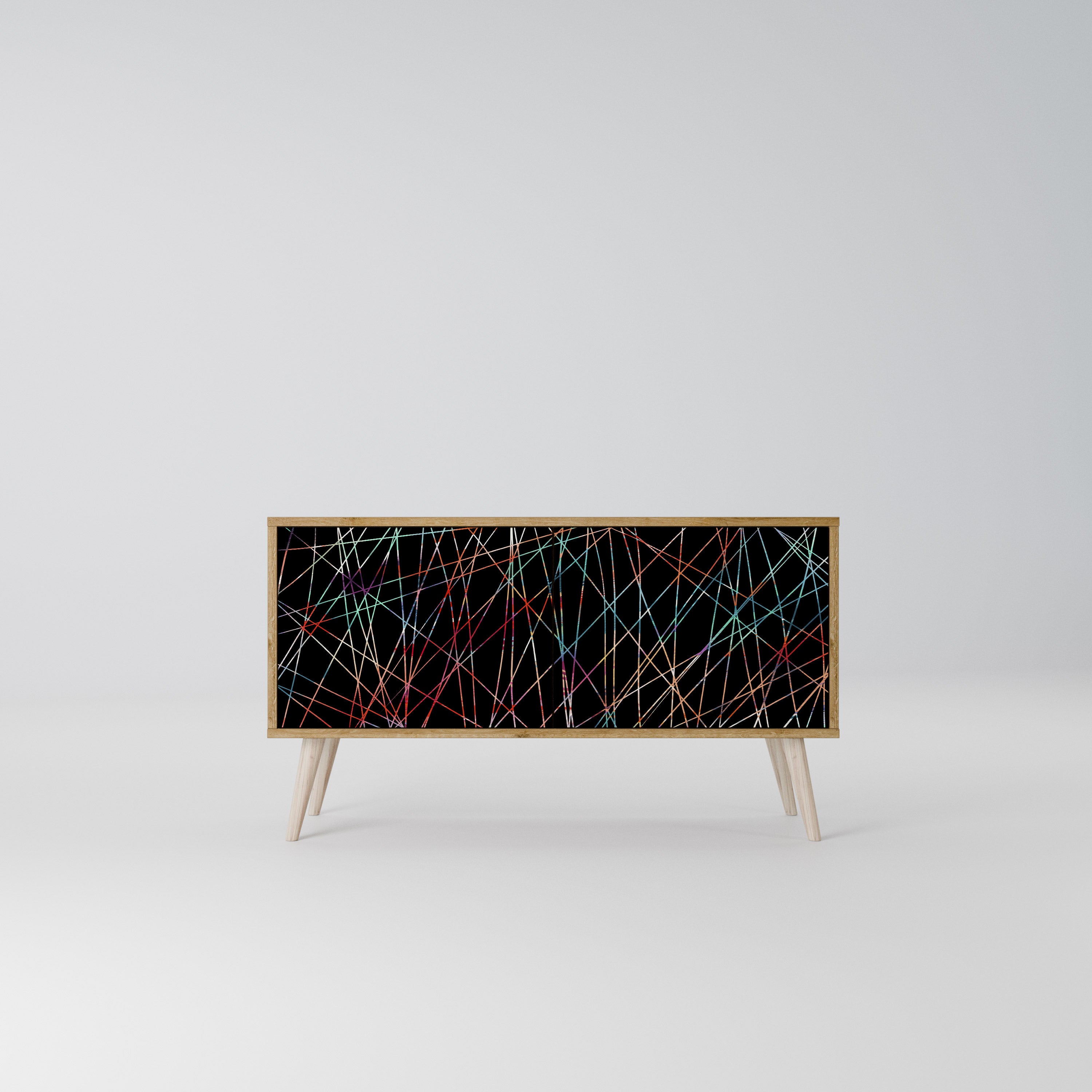 LUMINOUS SNARE Compact 2-Door TV Cabinet