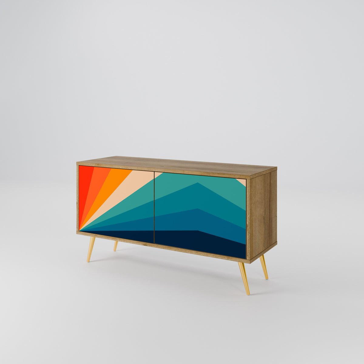 PRISM CONCUSSION Mueble de TV Compacto de 2 puertas