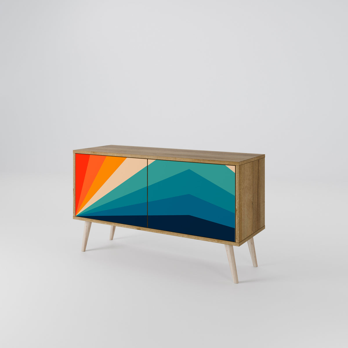 PRISM CONCUSSION Mueble de TV Compacto de 2 puertas