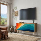 PRISM CONCUSSION Mueble de TV Compacto de 2 puertas
