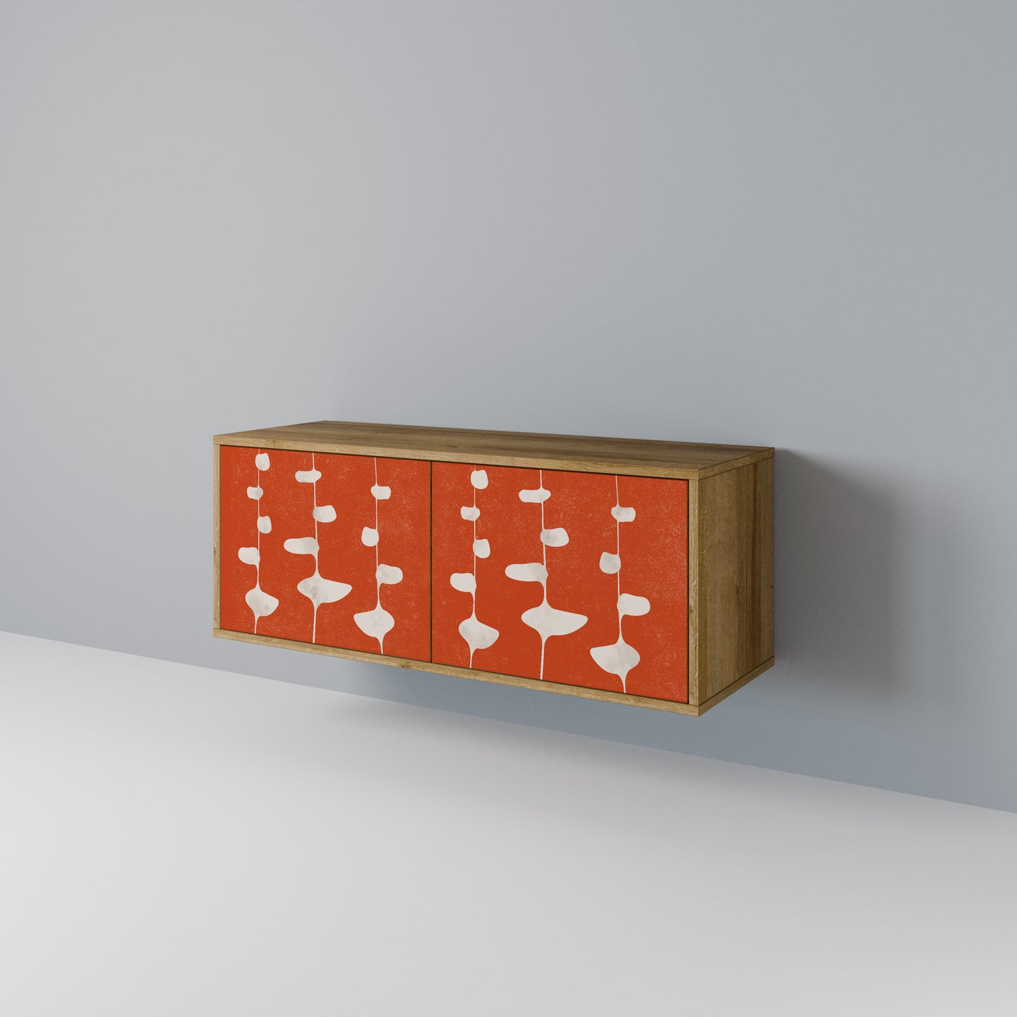 COURAGE MOLD Mueble de TV Compacto de 2 puertas