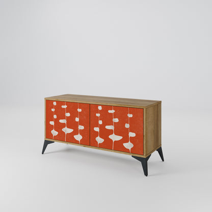 COURAGE MOLD Mueble de TV Compacto de 2 puertas