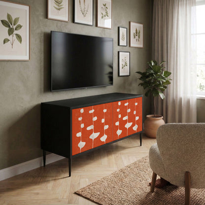 COURAGE MOLD Mueble de TV Compacto de 2 puertas