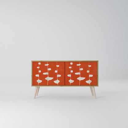 COURAGE MOLD Mueble de TV Compacto de 2 puertas