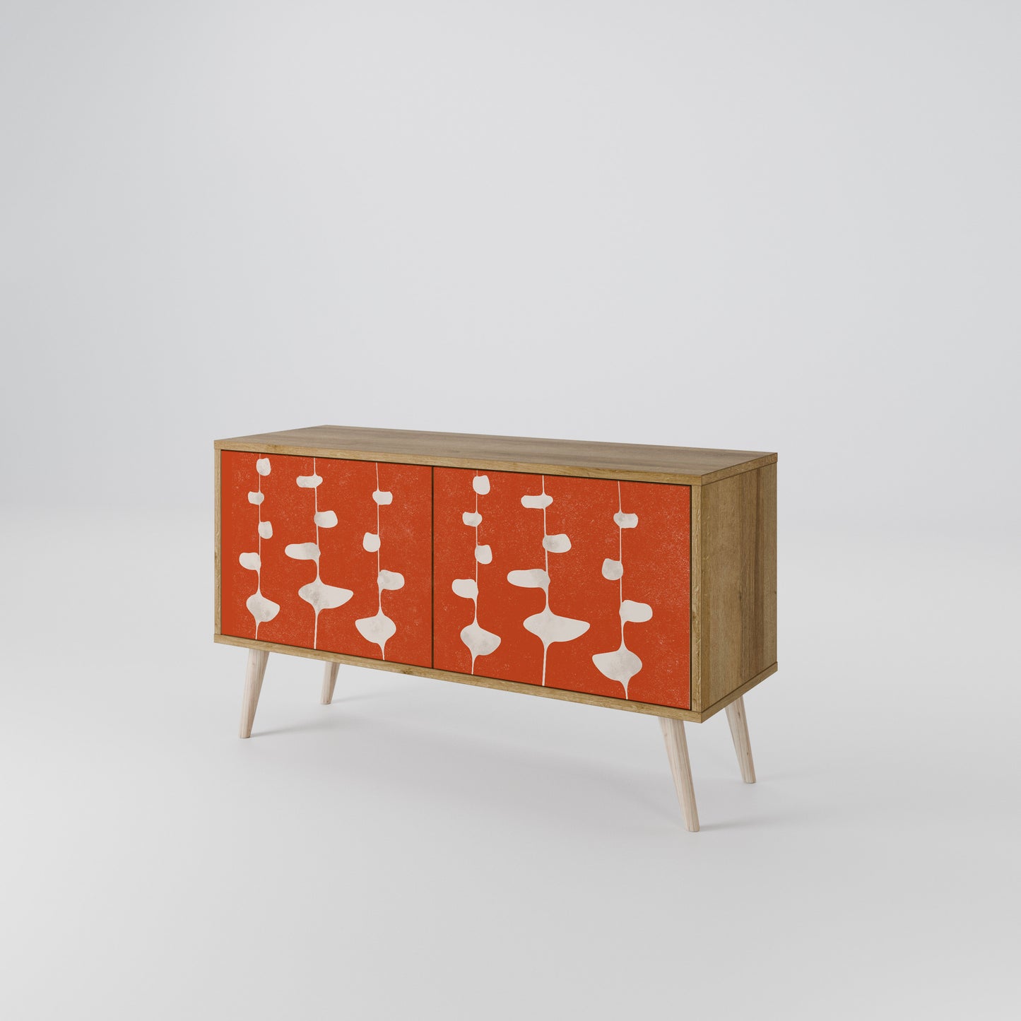 COURAGE MOLD Mueble de TV Compacto de 2 puertas