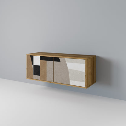 DELICATE MEMENTO Mueble de TV Compacto de 2 puertas
