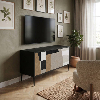 DELICATE MEMENTO Mueble de TV Compacto de 2 puertas