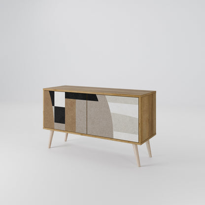 DELICATE MEMENTO Mueble de TV Compacto de 2 puertas