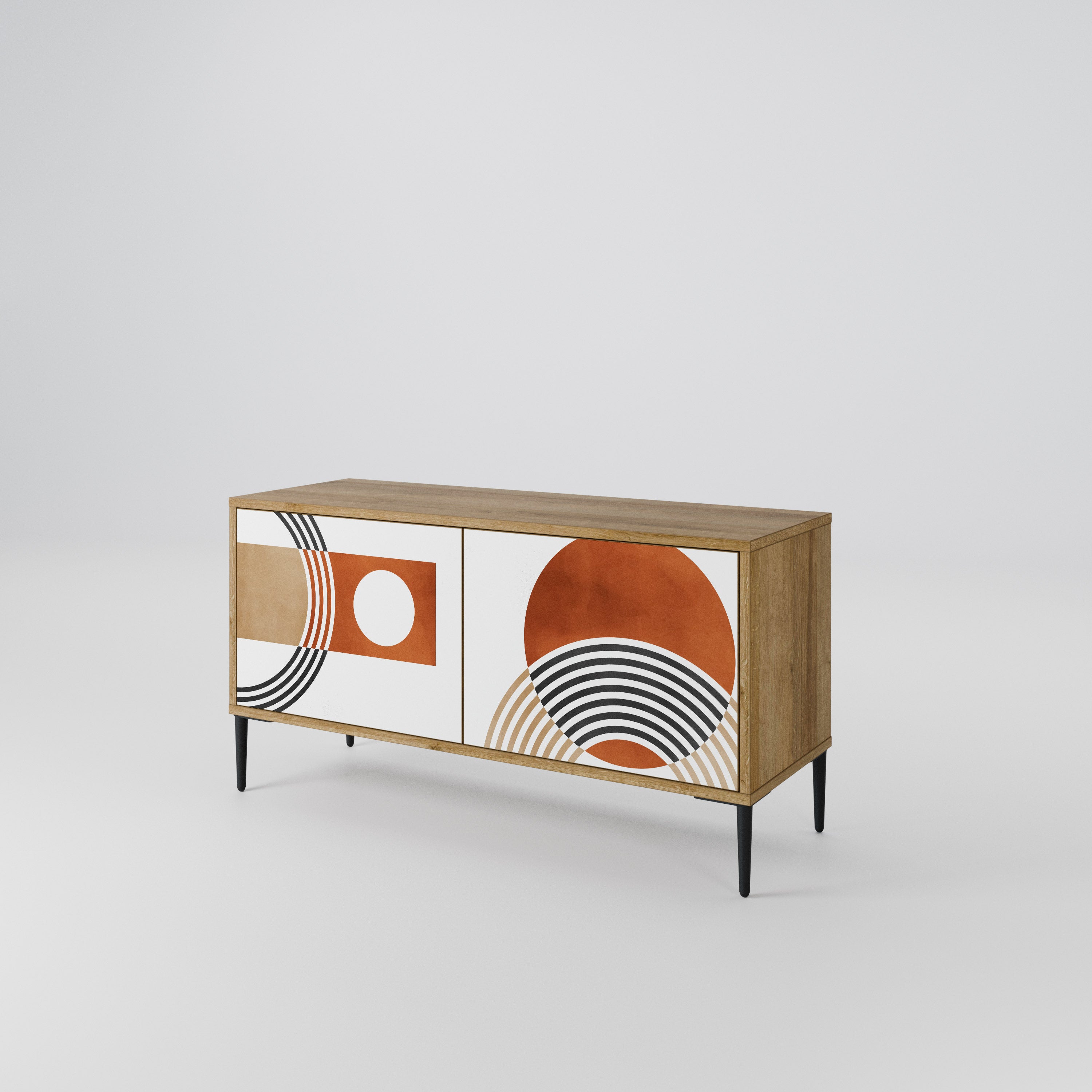 CIRCLE RHYTM Compact 2-Door TV Cabinet