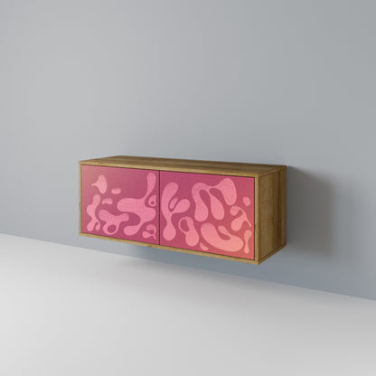IRREGULAR PINK Mueble de TV Compacto de 2 puertas