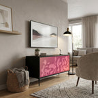 IRREGULAR PINK Mueble de TV Compacto de 2 puertas