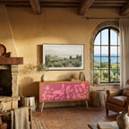 IRREGULAR PINK Mueble de TV Compacto de 2 puertas