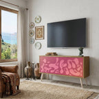 IRREGULAR PINK Mueble de TV Compacto de 2 puertas