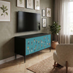 COLLECTIVE STREAM Mueble de TV Compacto de 2 puertas
