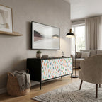 ENERGETIC SPOTS Mueble de TV Compacto de 2 puertas