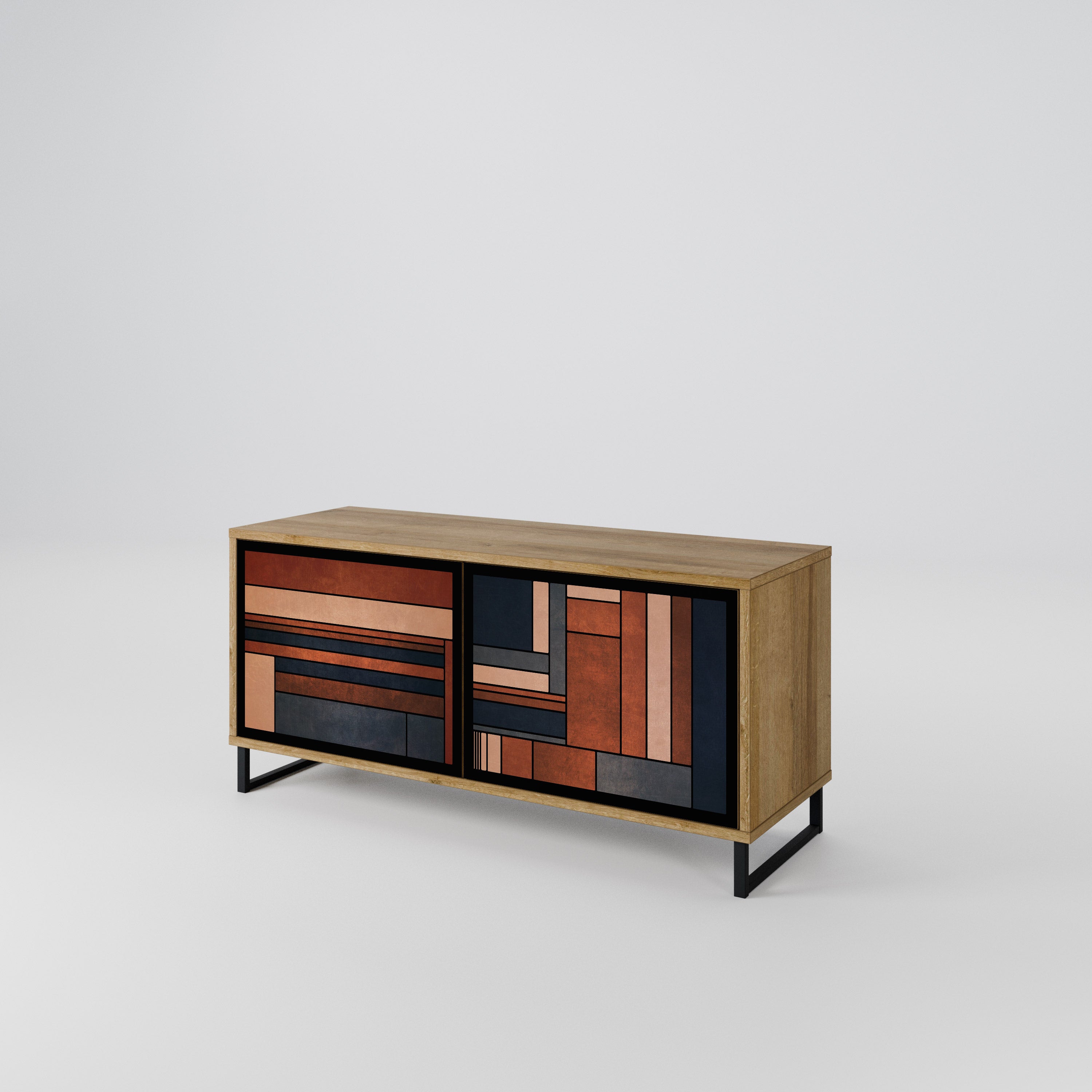 INTREPID FORMATION Compact 2-Door TV Cabinet