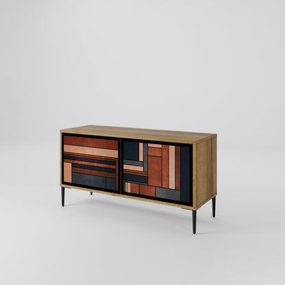 INTREPID FORMATION Mueble de TV Compacto de 2 puertas