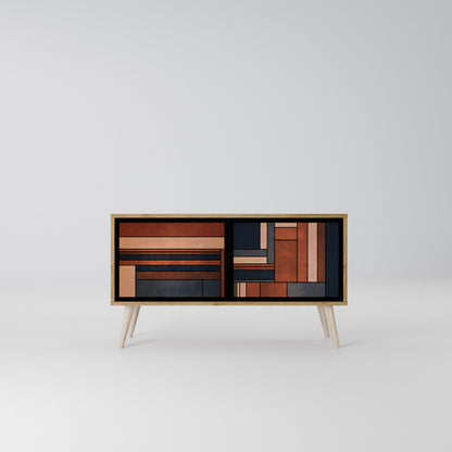 INTREPID FORMATION Mueble de TV Compacto de 2 puertas
