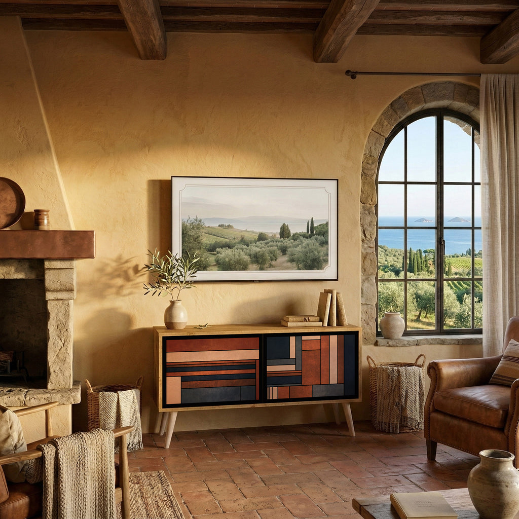 INTREPID FORMATION Mueble de TV Compacto de 2 puertas