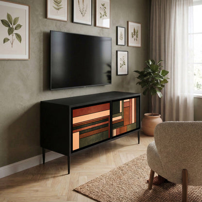 FIGURES OF NATURE Mueble de TV Compacto de 2 puertas
