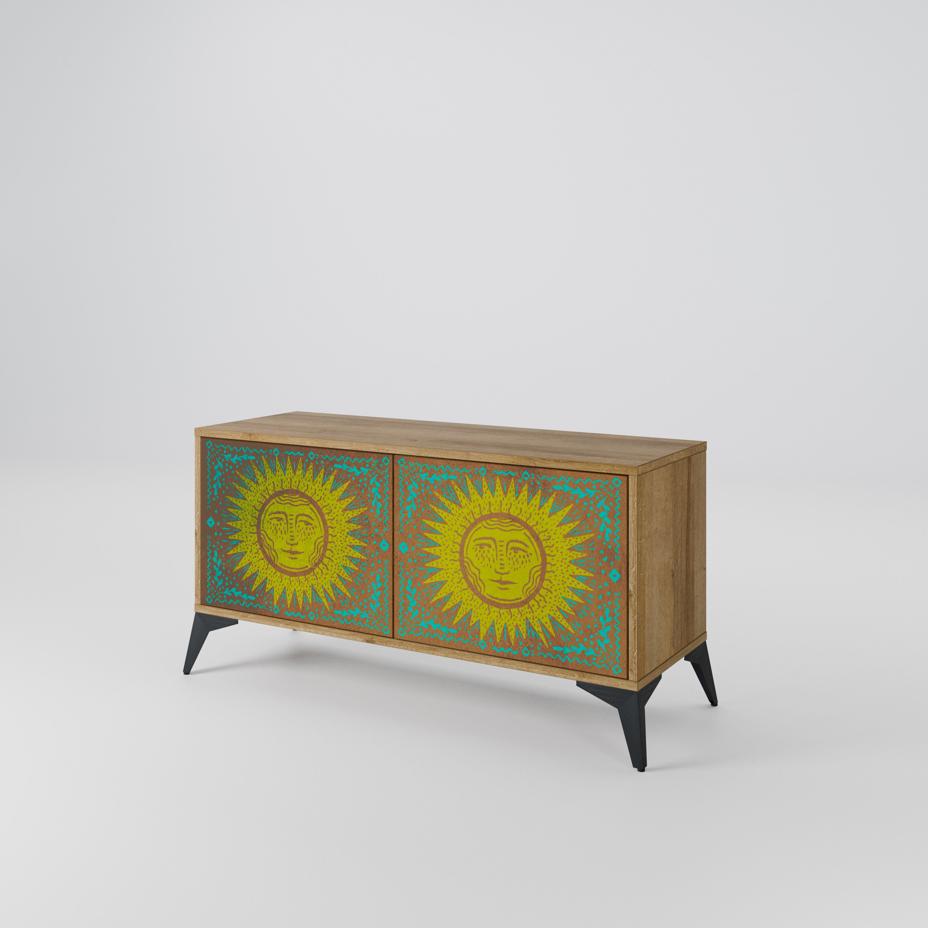 SUNSHINE EULOGY Compact 2-Door TV Cabinet