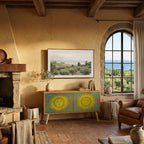 SUNSHINE EULOGY Mueble de TV Compacto de 2 puertas