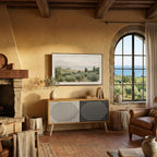 POLYGON ILLUSION Mueble de TV Compacto de 2 puertas