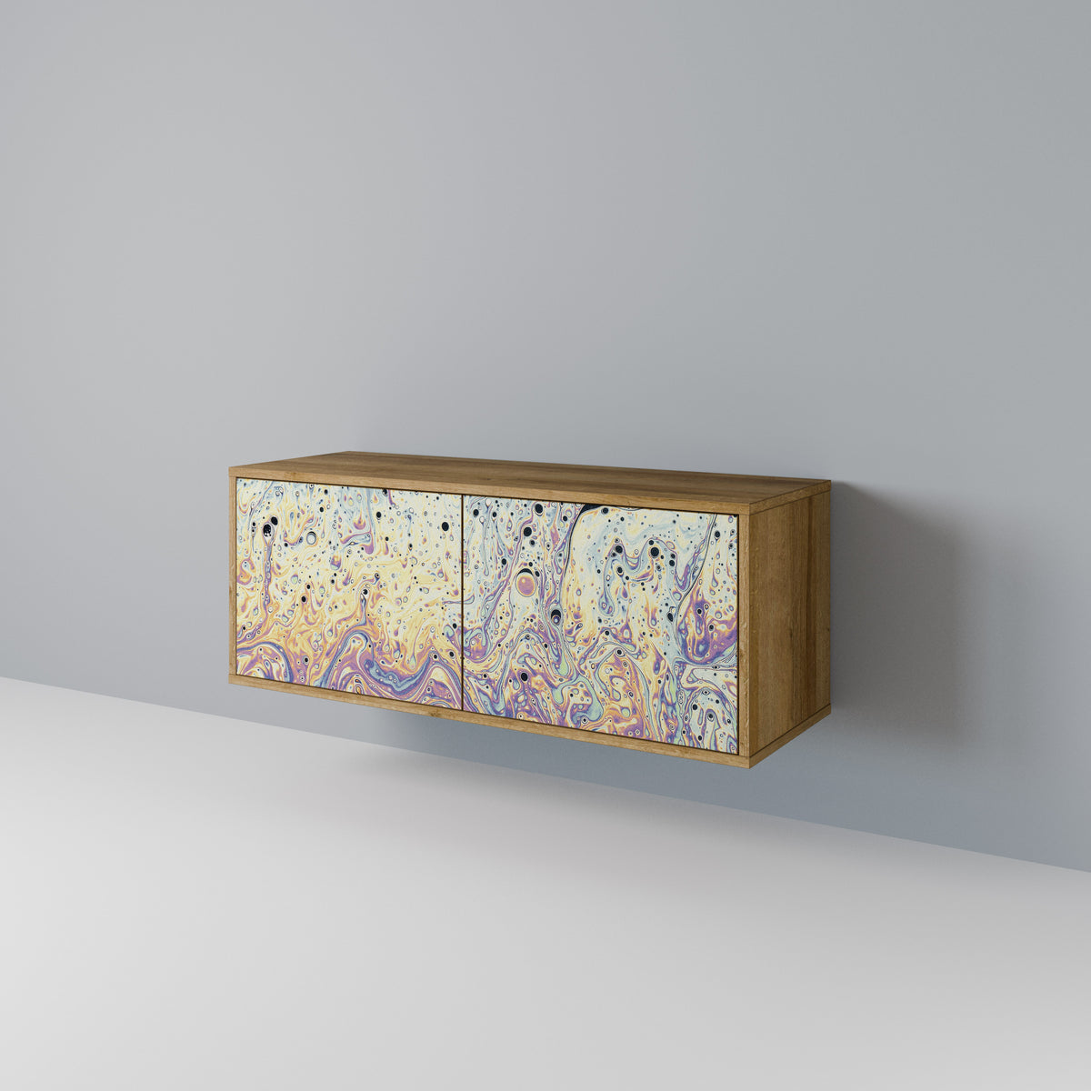 MOSAIC OF COLORS Mueble de TV Compacto de 2 puertas