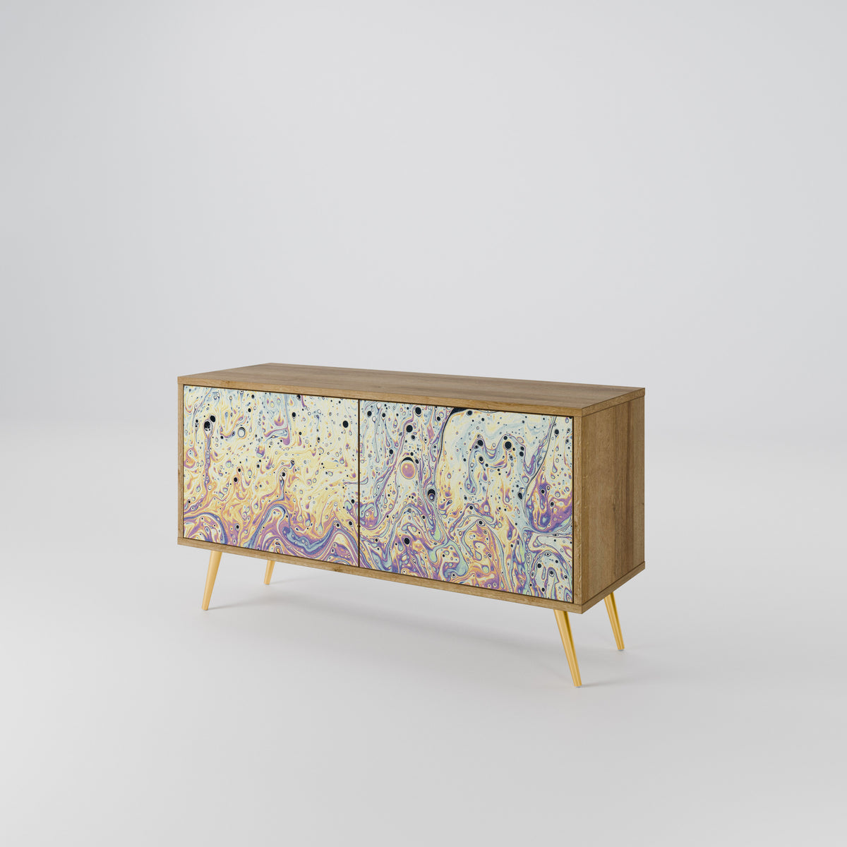 MOSAIC OF COLORS Mueble de TV Compacto de 2 puertas