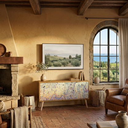 MOSAIC OF COLORS Mueble de TV Compacto de 2 puertas