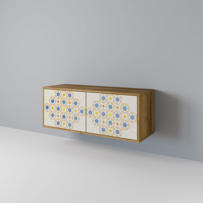 PATTERNED PRISM Compact 2-Door TV Cabinet