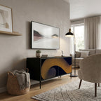 HOLLOW TIME Mueble de TV Compacto de 2 puertas