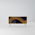 HOLLOW TIME Mueble de TV Compacto de 2 puertas