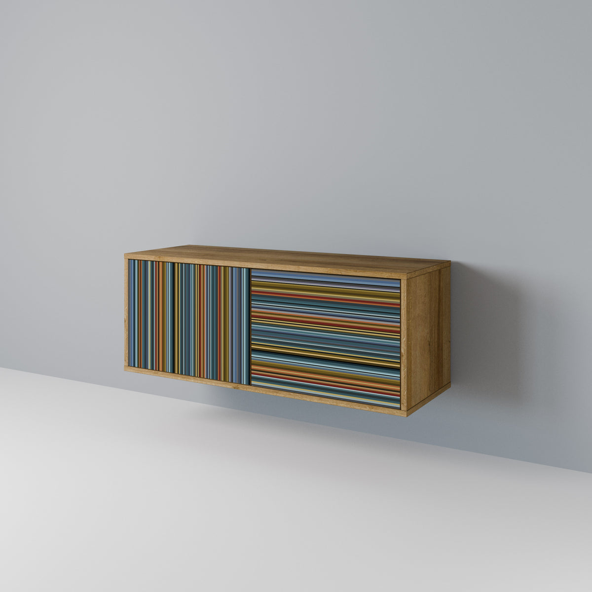 LINEOUT SPECTRUM Mueble de TV Compacto de 2 puertas