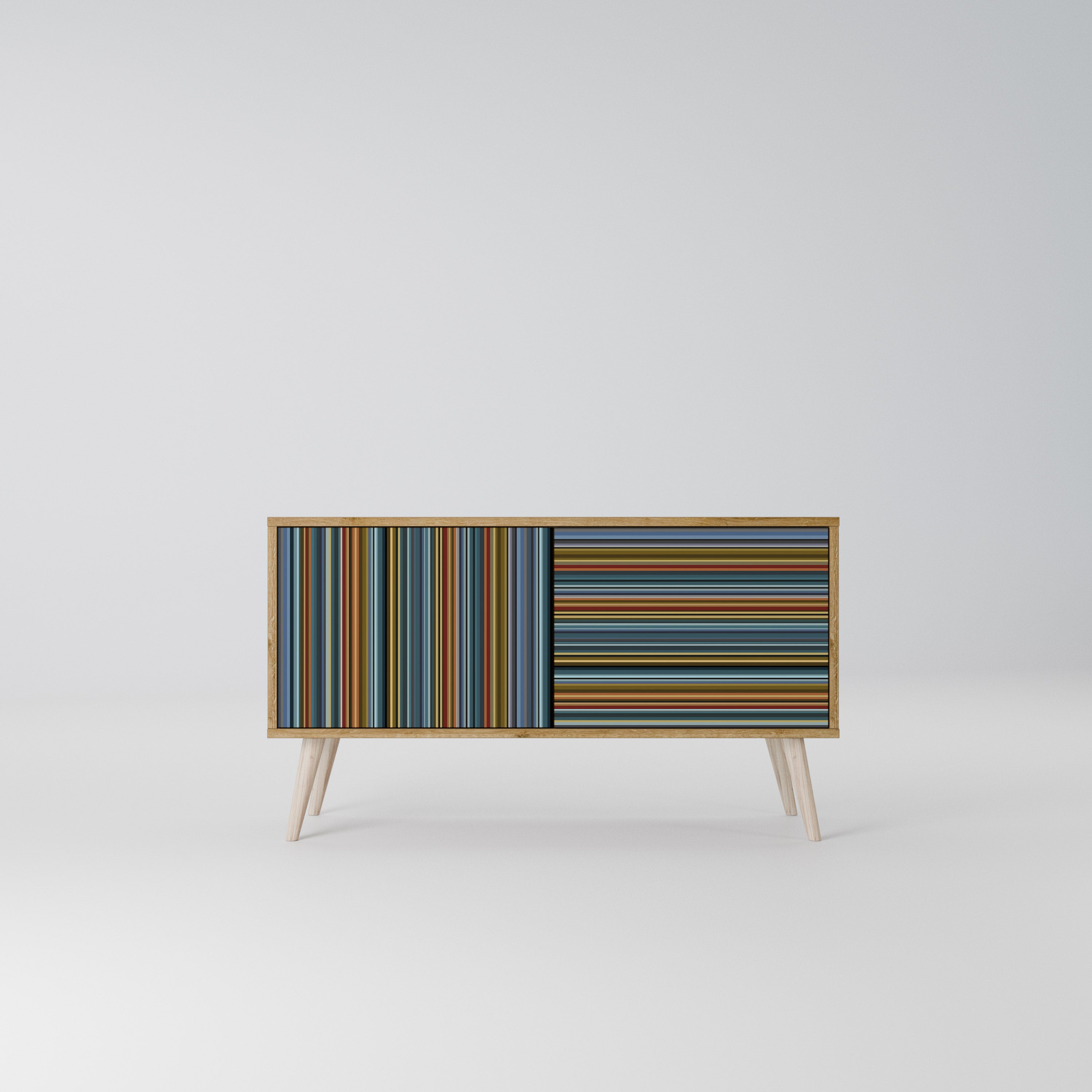 LINEOUT SPECTRUM Mueble de TV Compacto de 2 puertas