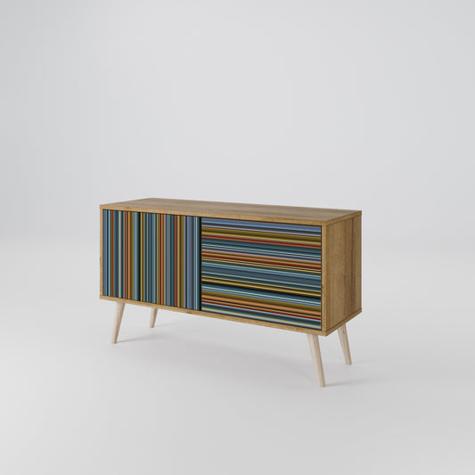 LINEOUT SPECTRUM Mueble de TV Compacto de 2 puertas