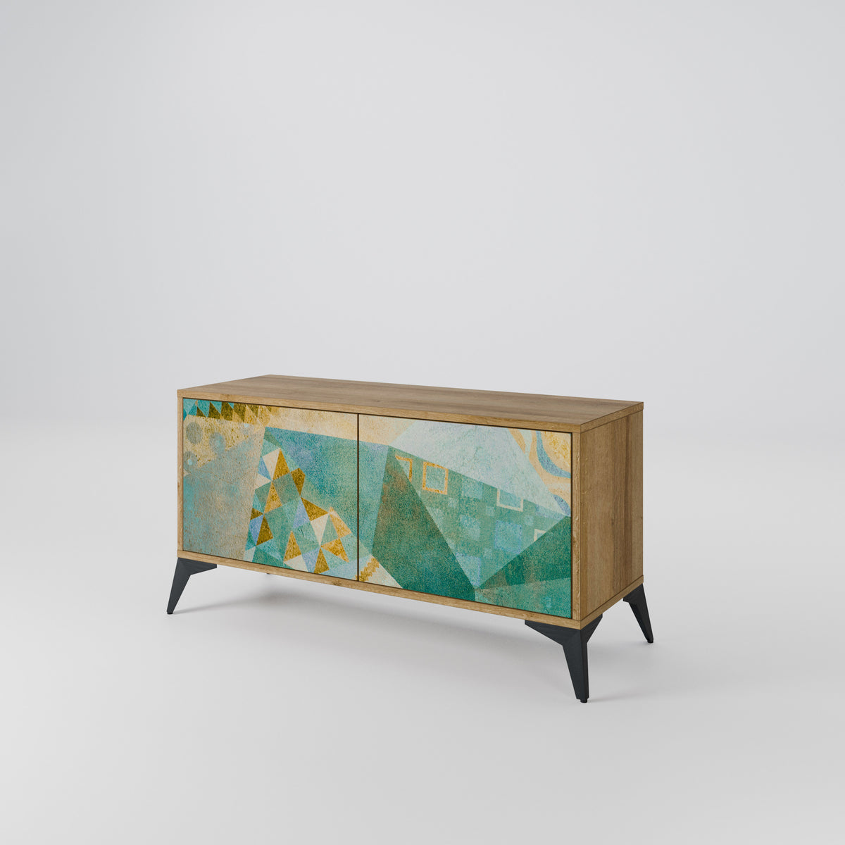 SPECTRUM SPLENDOR Mueble de TV Compacto de 2 puertas