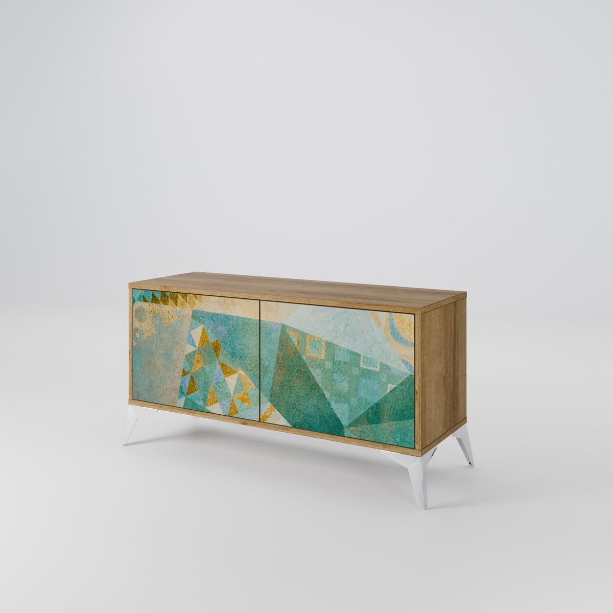 SPECTRUM SPLENDOR Mueble de TV Compacto de 2 puertas