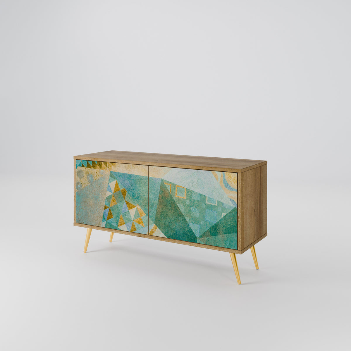 SPECTRUM SPLENDOR Mueble de TV Compacto de 2 puertas