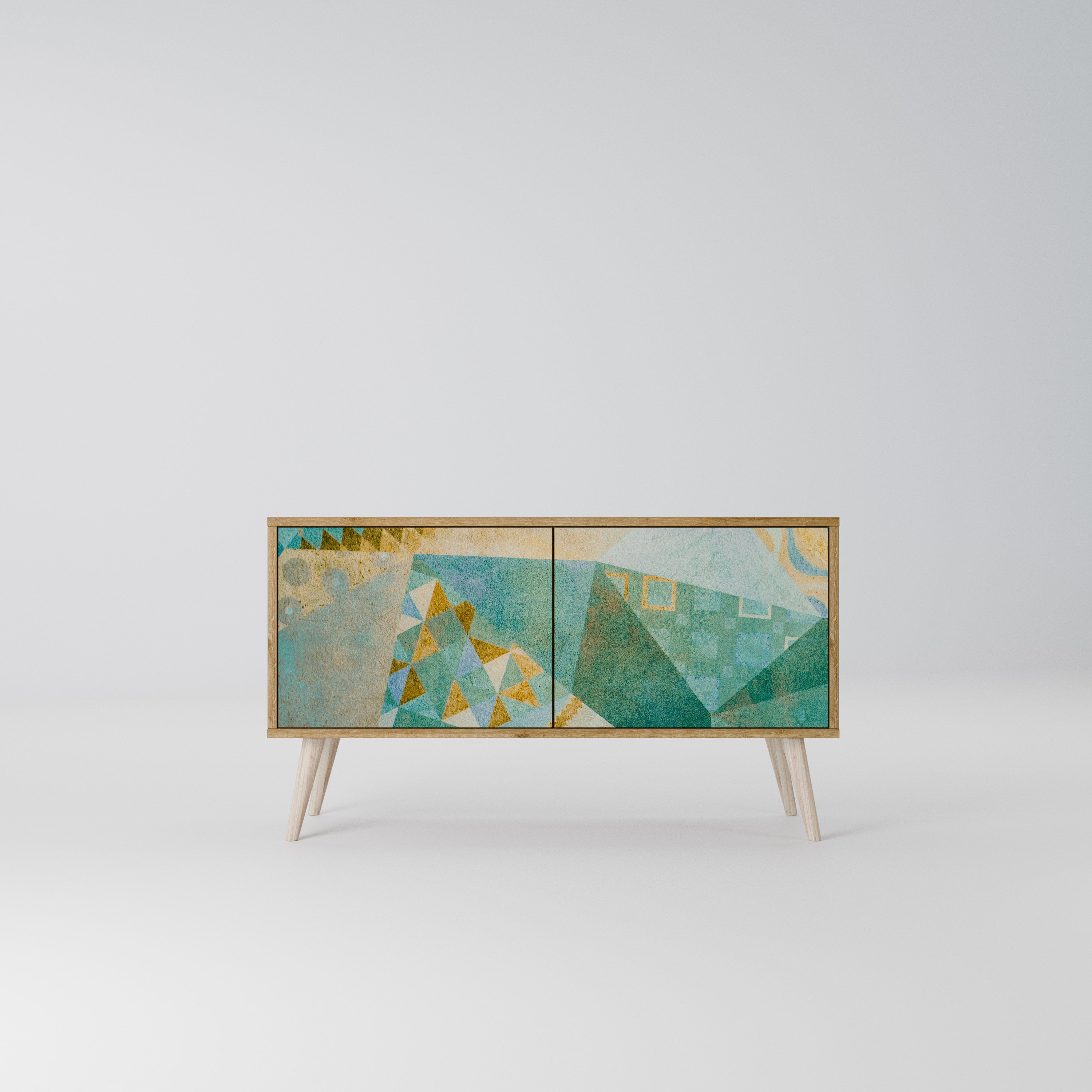 SPECTRUM SPLENDOR Mueble de TV Compacto de 2 puertas