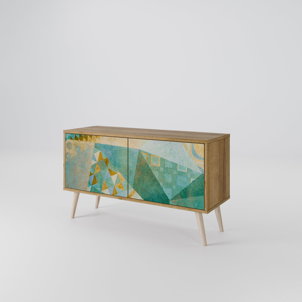 SPECTRUM SPLENDOR Mueble de TV Compacto de 2 puertas