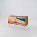 ABSTRACT LANDSCAPE Mueble de TV Compacto de 2 puertas