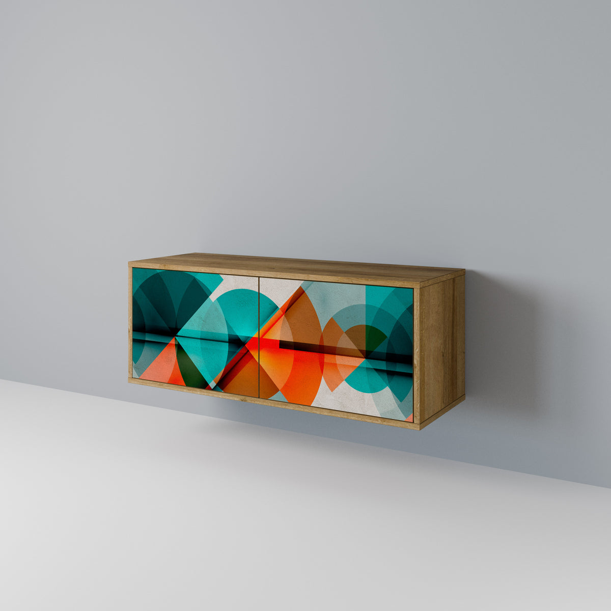 CIRCULAR RHAPSODY Mueble de TV Compacto de 2 puertas